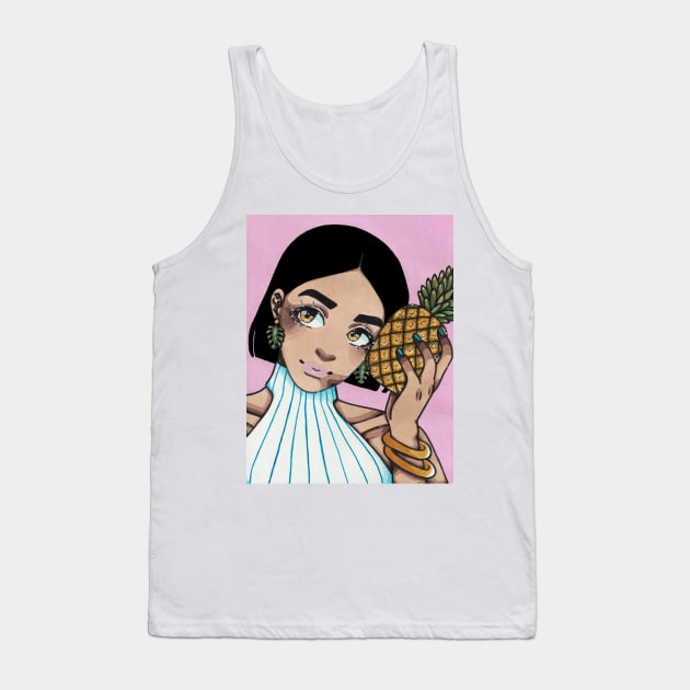 Ananas Tank Top by bukkbianka